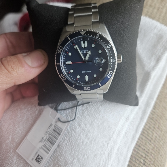 Citizen Men's Eco-Drive Blue Dive Watch - Picture 5 of 5